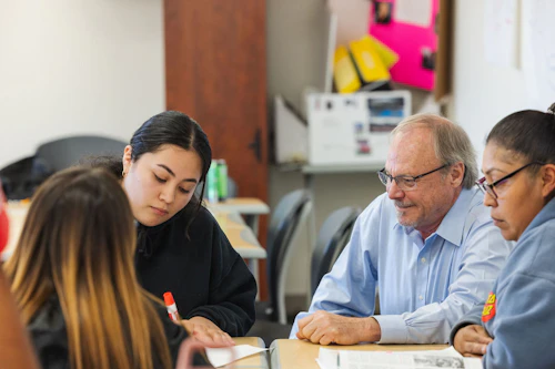grupo de estudiantes