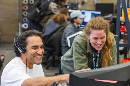 student and instructor