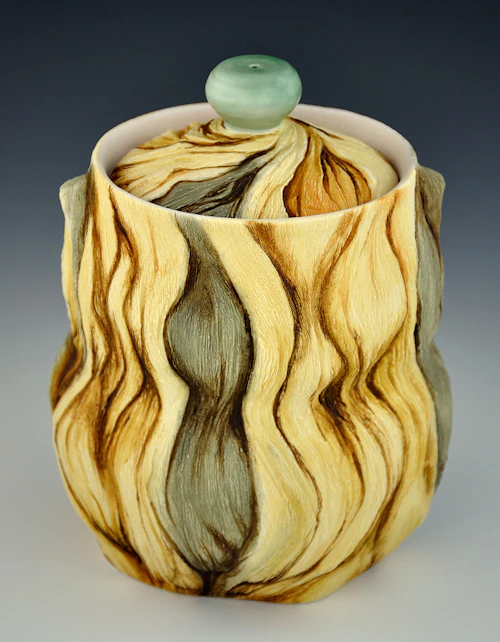 Cynthia Siegel Ceramic Jar with lid