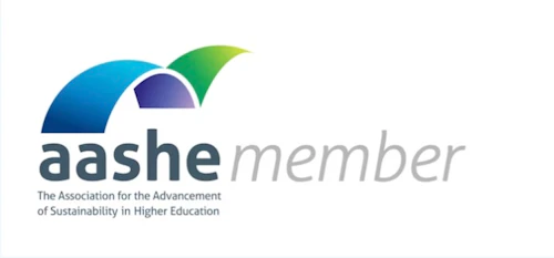 AASHE member college logo.