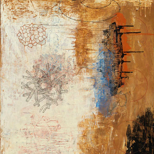 Tim Craighead , between hear and the river, painting