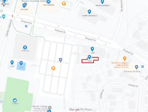 closer view of purchasing department location