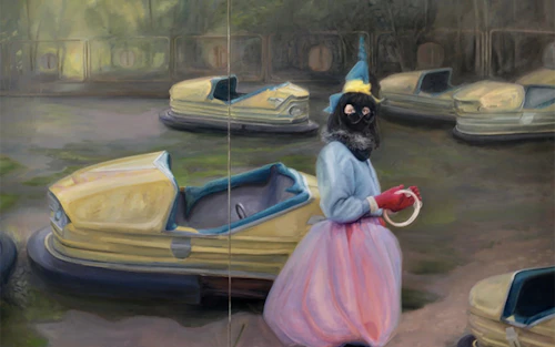 Tamera Avery, "Amusement Park", oil on canvas