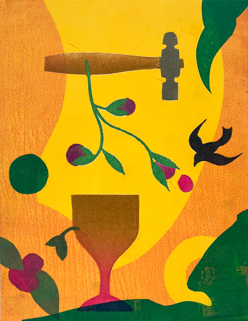 Teddy Ridgeway, Untitled, monotype