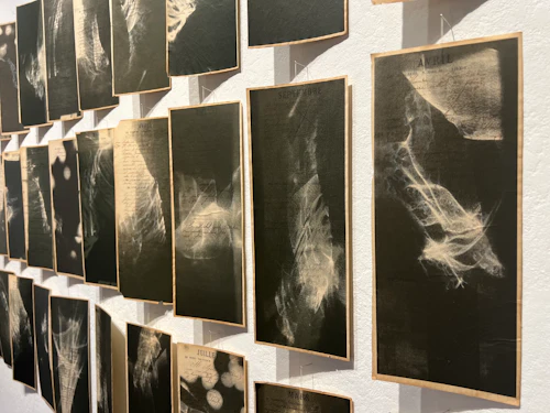 "Agenda" by Sarah Sanford, detail