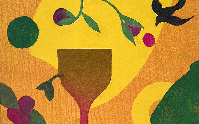 artwork by Teddy Ridgeway, Untitled, intaglio ink on paper