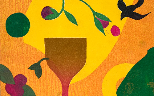 artwork by Teddy Ridgeway, Untitled, intaglio ink on paper