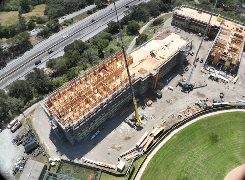 Cabrillo UCSC housing project overhead view