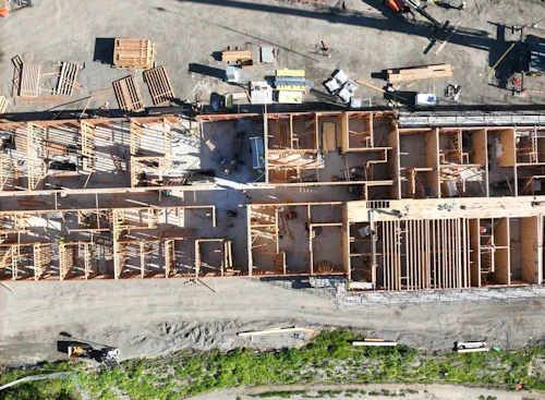 Cabrillo UCSC housing project overhead view