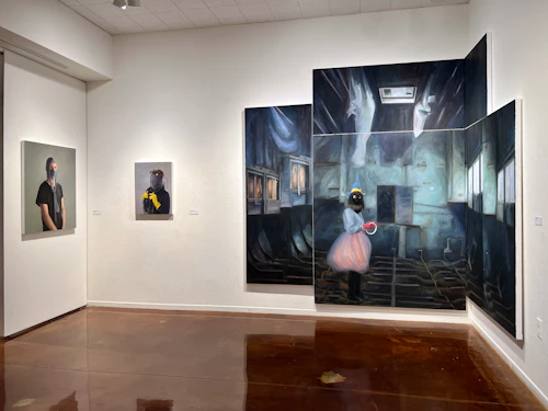 installation view, back gallery, left
